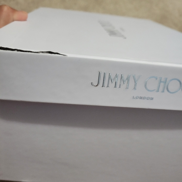 Jimmy Choo Verona Ballet Pink Metallic Knit Trainers Crystal Embellishment 39 - Picture 10 of 11